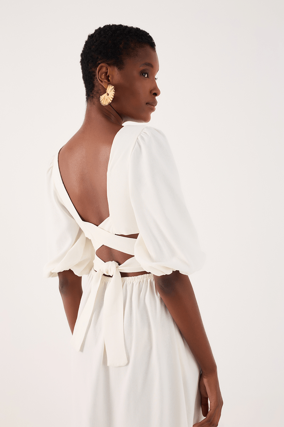 Linen Midi Cutout Tie Dress_4