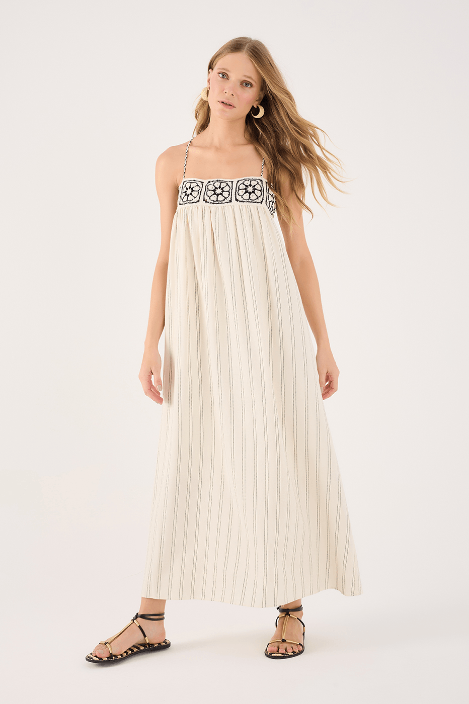 Cropped Crochet-Panel Dress_3