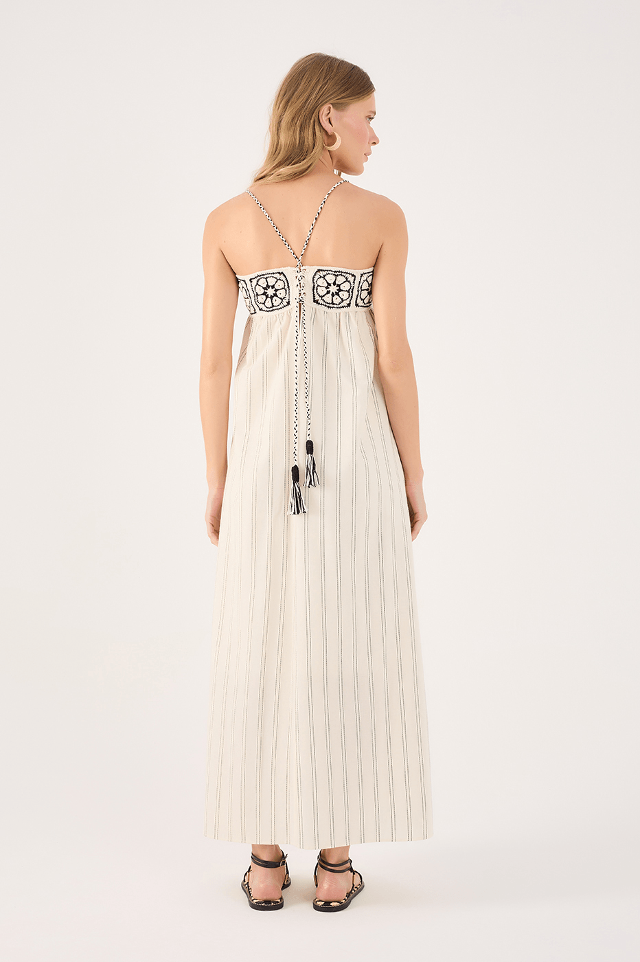 Cropped Crochet-Panel Dress_5
