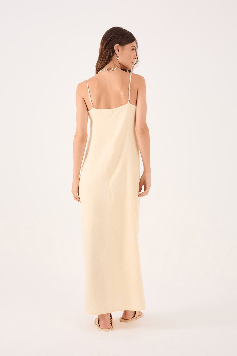Cropped Twist-Neckline Dress_5