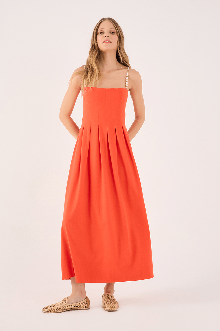 Pleated Pintuck Dress_1