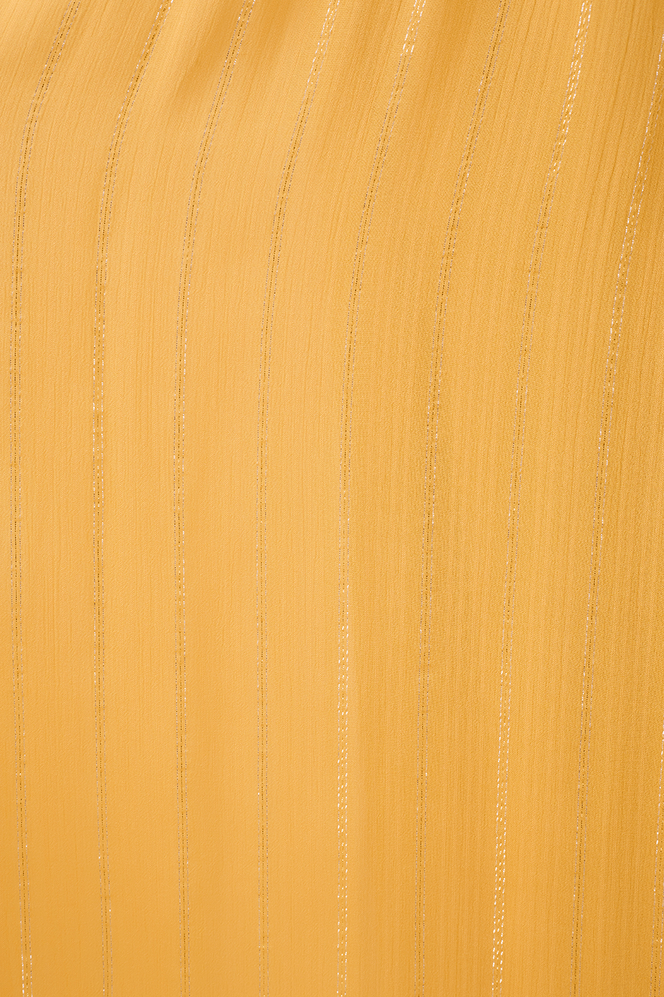 Yellow Lurex Midi Dress with Metal Strap_7