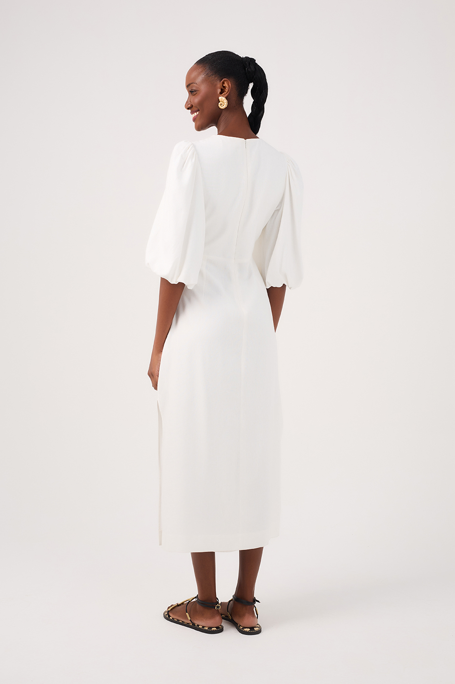 Shell Emb. Maxi Dress_6