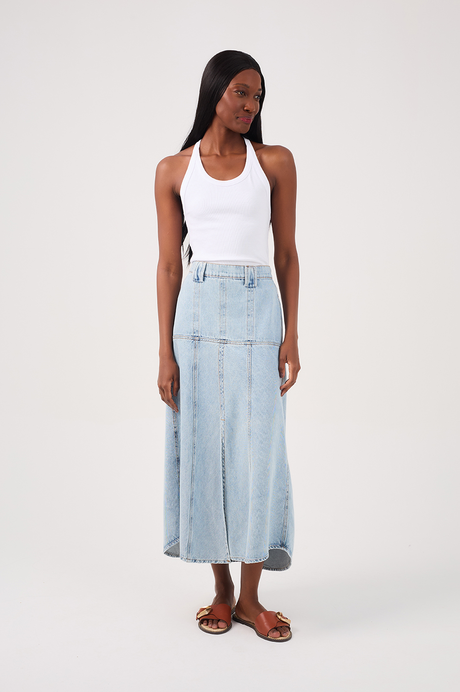 Strapless Denim Dress_3
