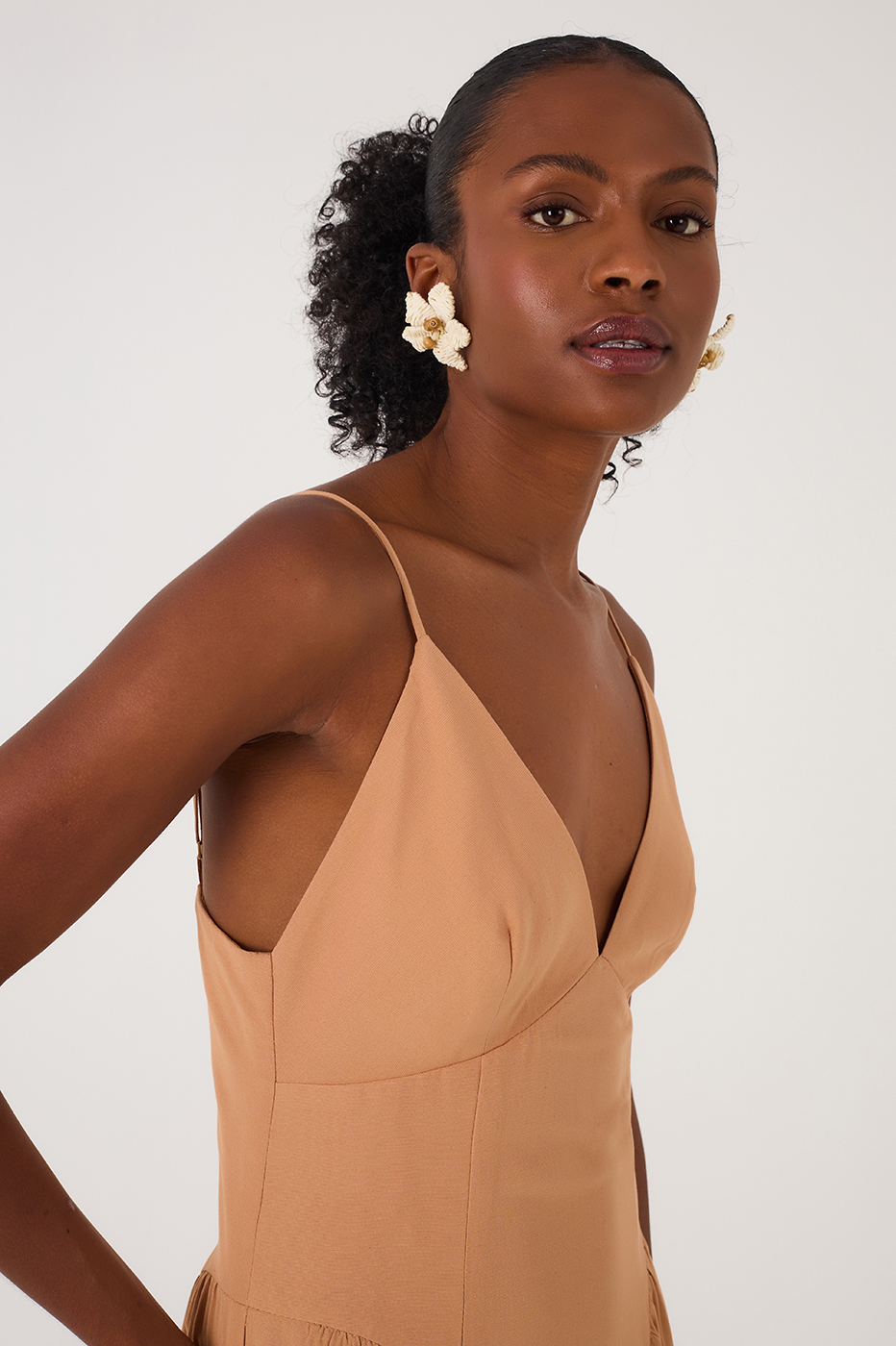 V Neck Sleeveless Maxi Dress_6