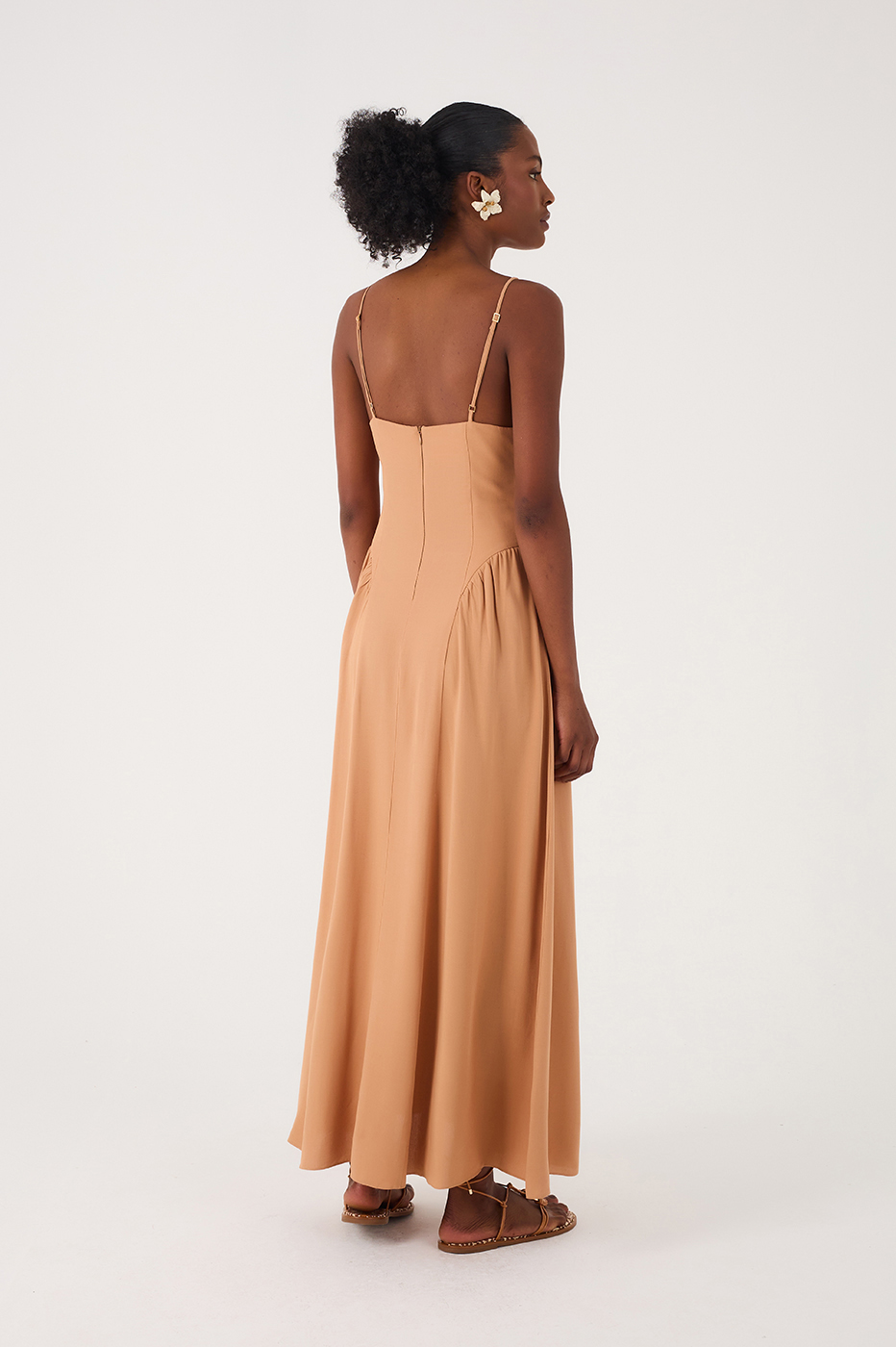 V Neck Sleeveless Maxi Dress_7