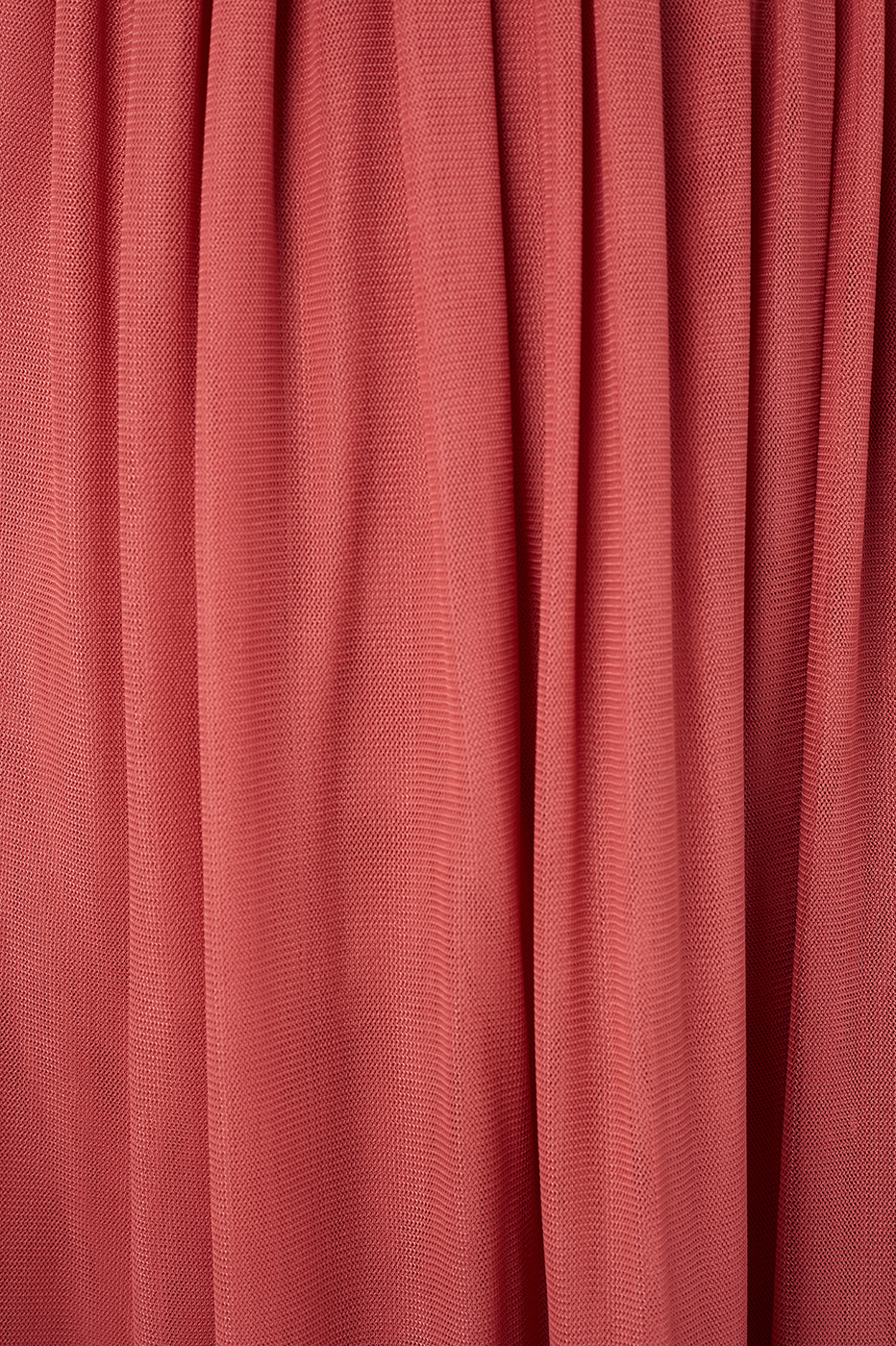 Draped Tulle Maxi Dress