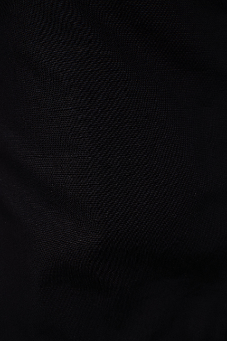 Black V-Neck Bubble Hem Cotton Mini Dress_6