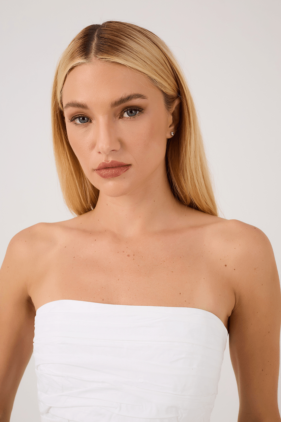 Draped Top and Balloon Skirt Set_5