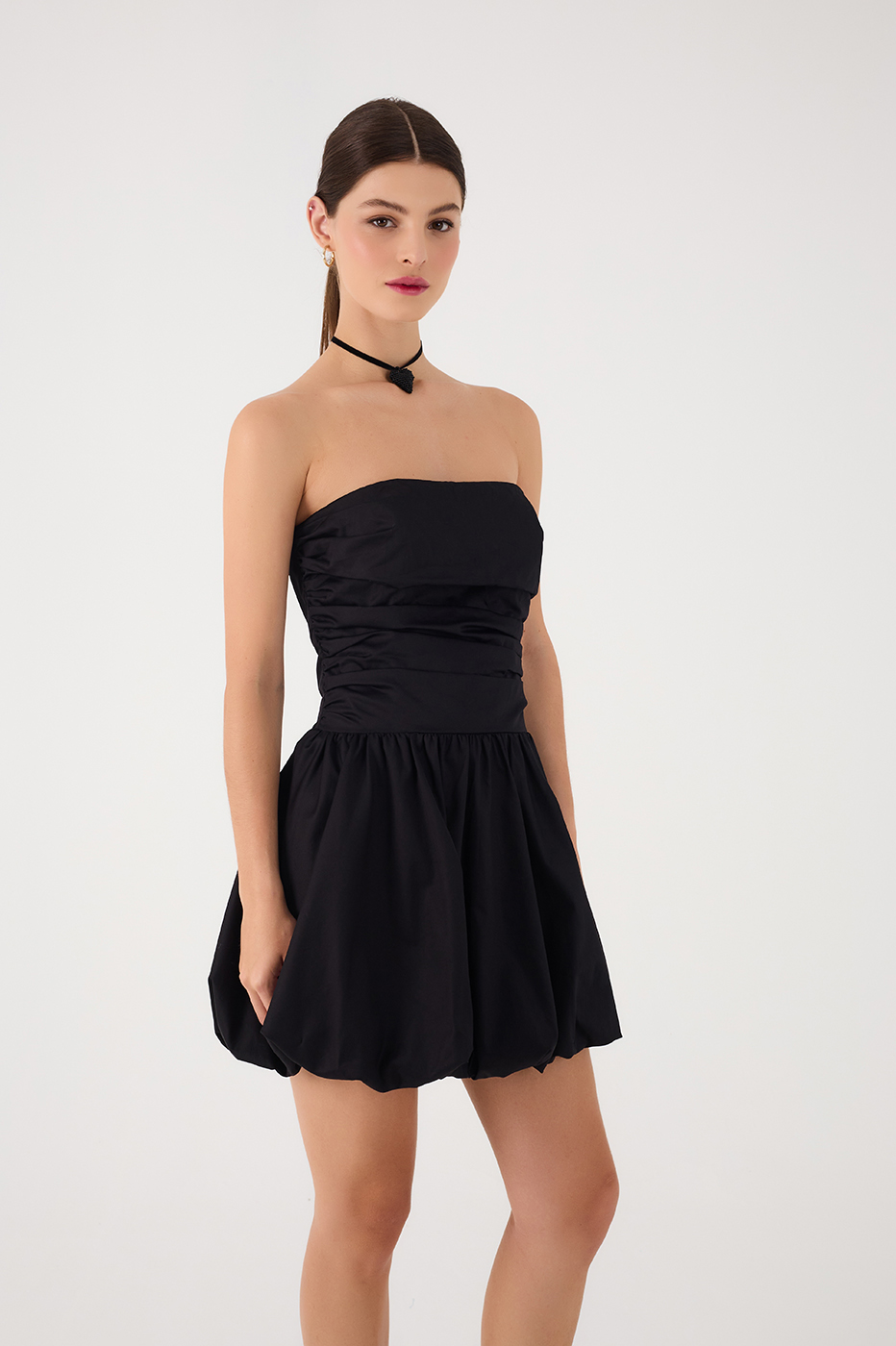 Strapless Balloon Mini Dress_3