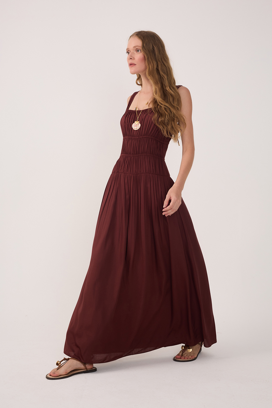 Vestido Cropped Algodão Franzido_3