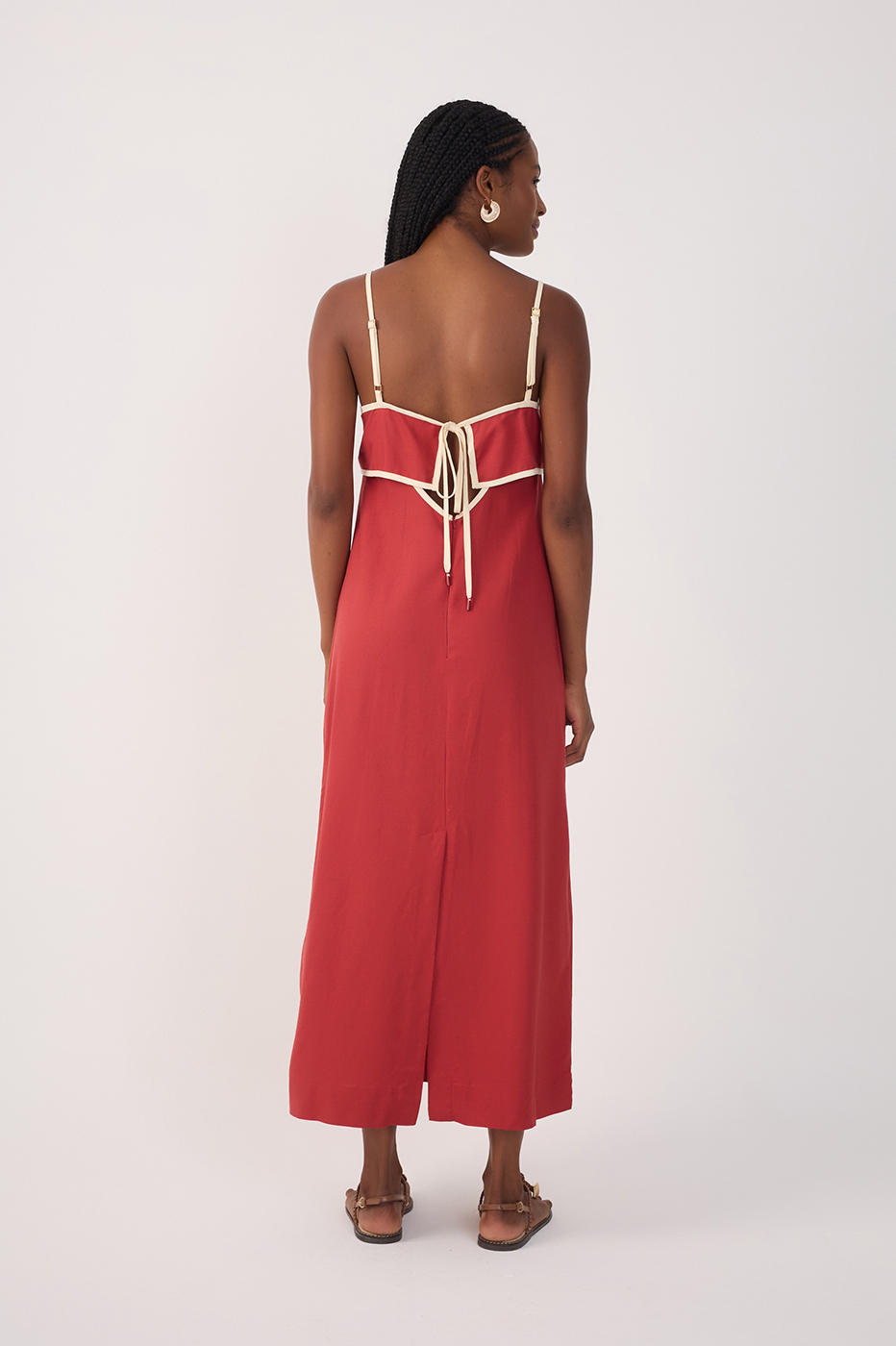 Vestido Cropped Linho Viés_6