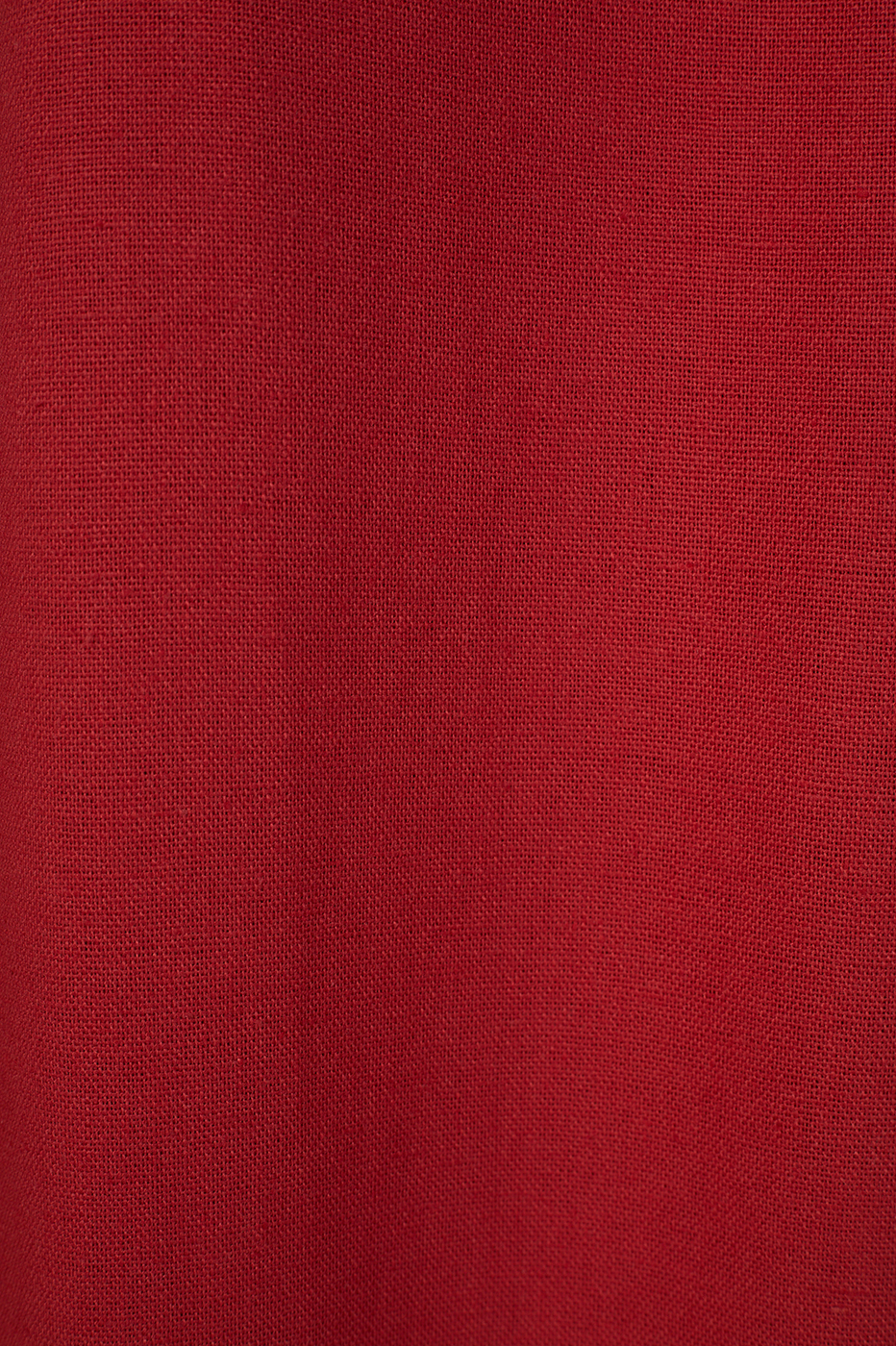 Red Flap Neckline Straps Midi Dress_7