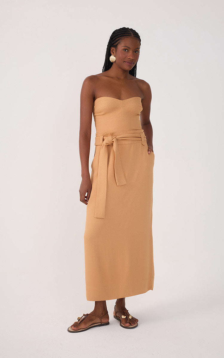 Vestido Midi Sem Alça_2