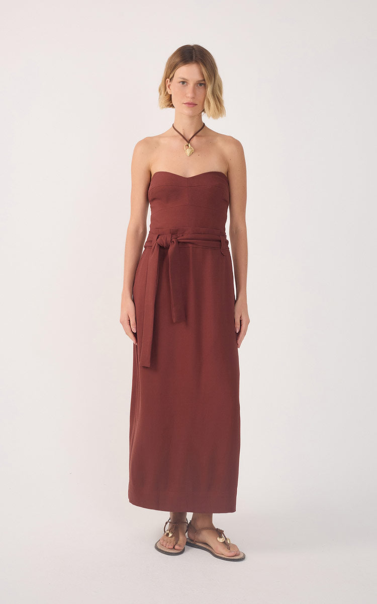 Midi Strapless Dress_2
