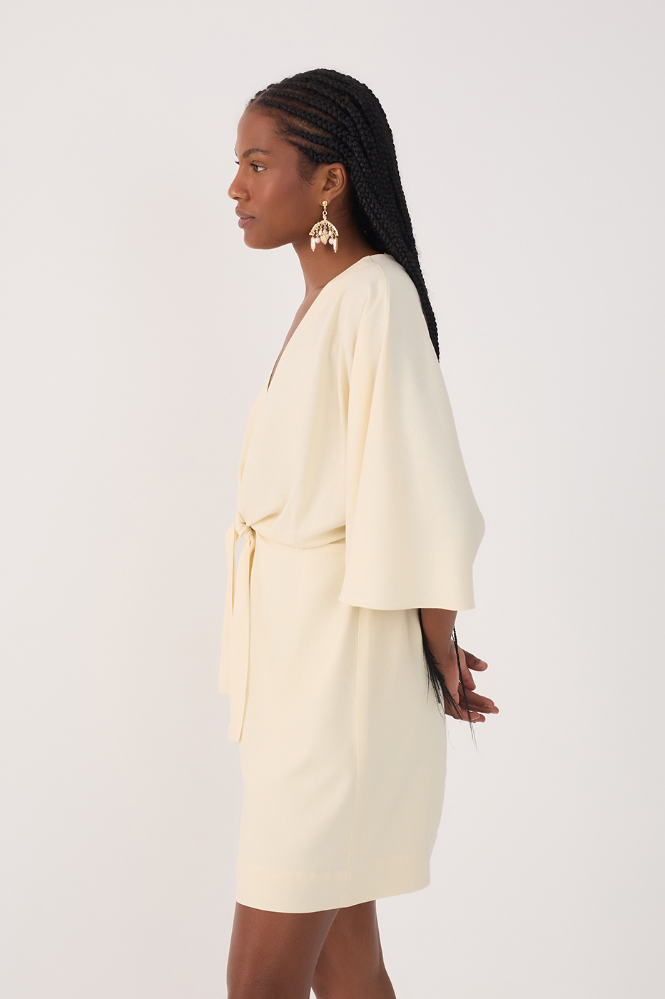 Vestido Curto Linho Mangão_3