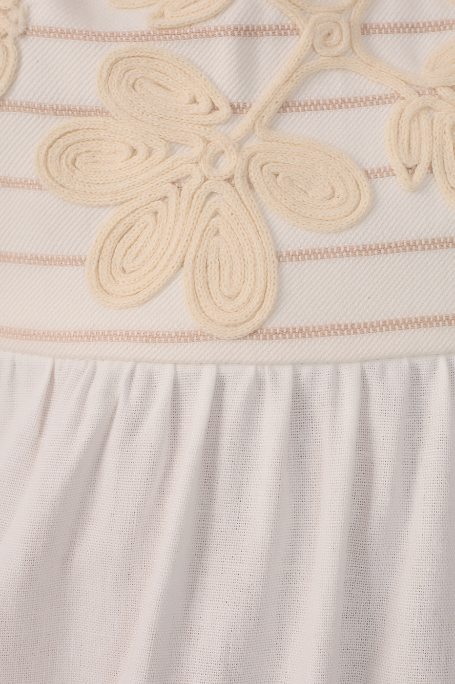SHORT LINEN EMBROIDERED YOKE DRESS_6