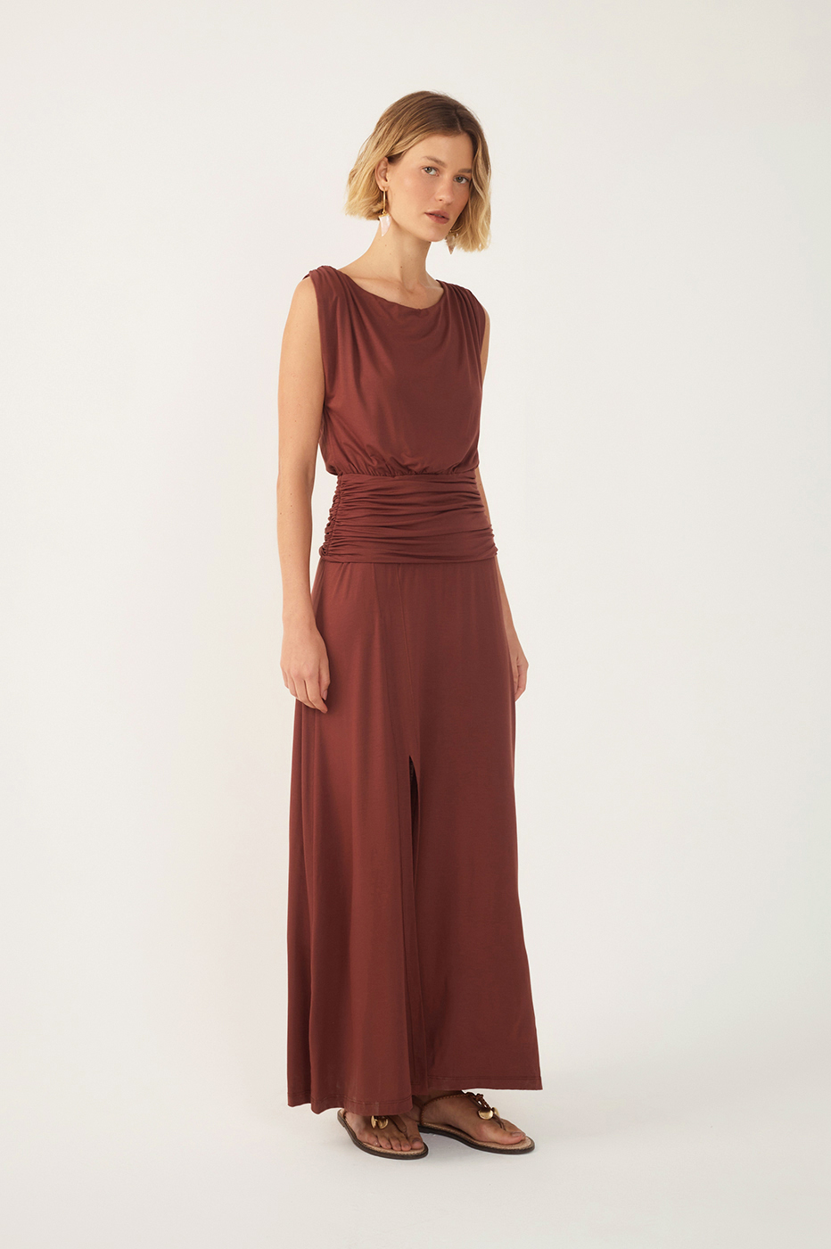 Yoke Shirred Dress_2