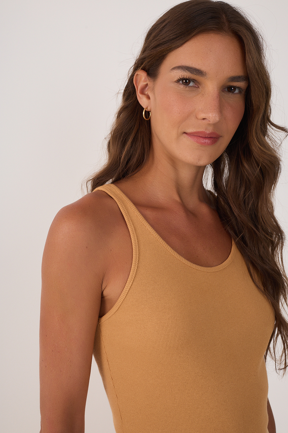 Beige Tank Top Balloon Maxi Dress_5