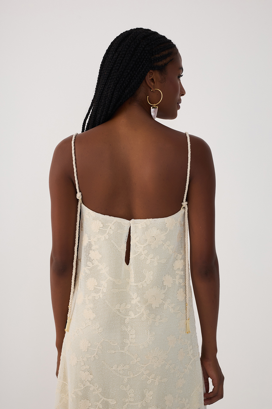 Mesh Embroidered Dress_5