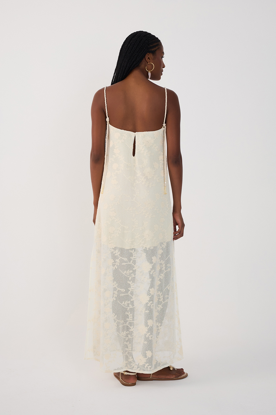 Mesh Embroidered Dress_6