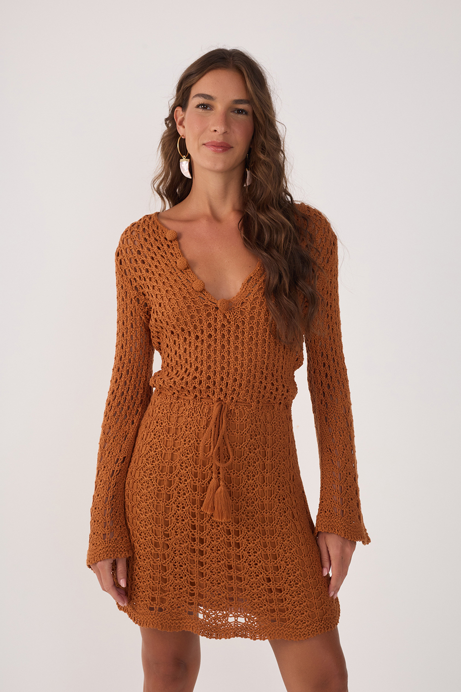 Knit Vintage Buttons Dress_3