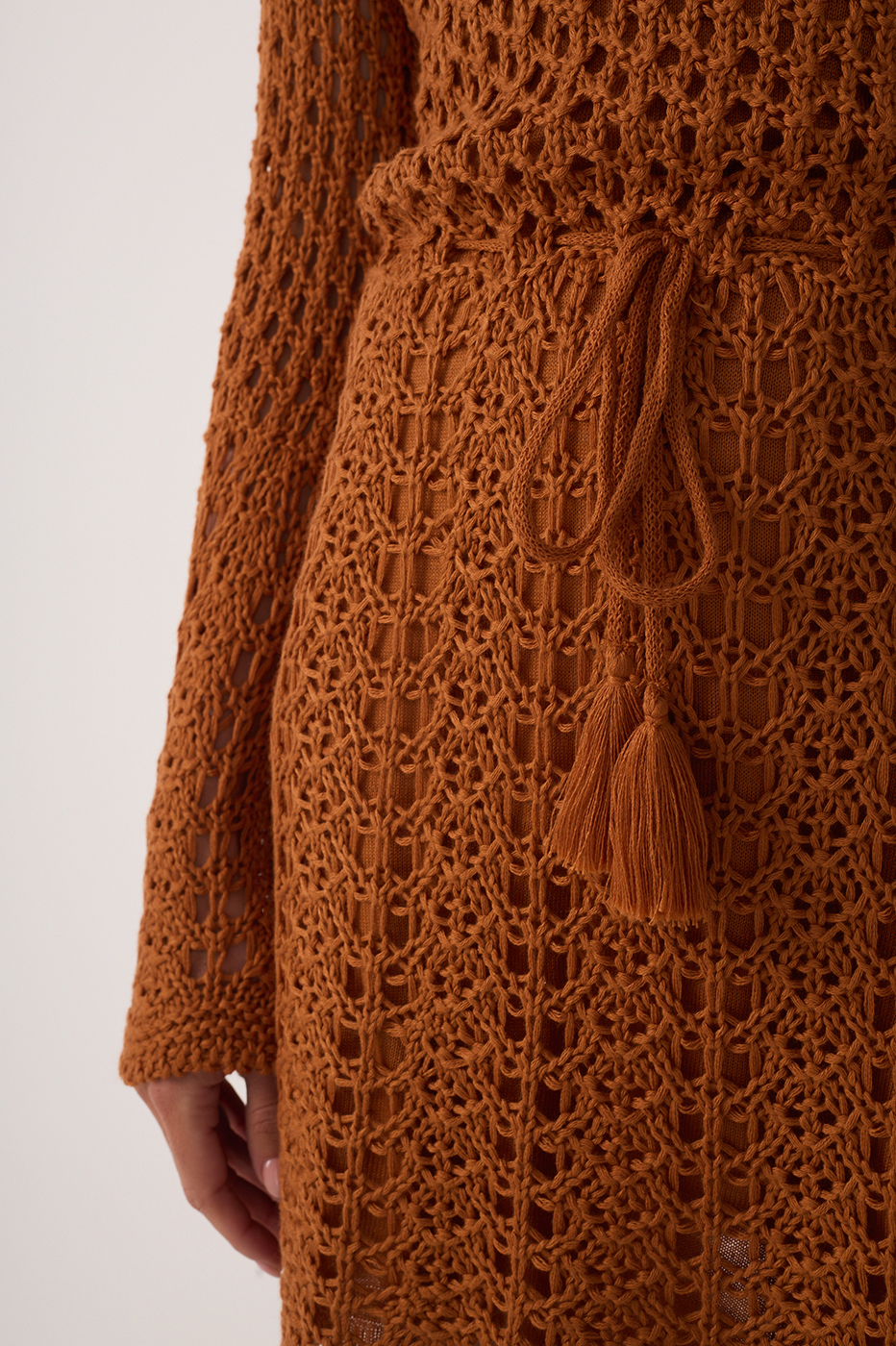 Knit Vintage Buttons Dress_5