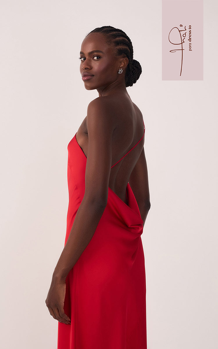 Satin Cowl Neck Dress_4