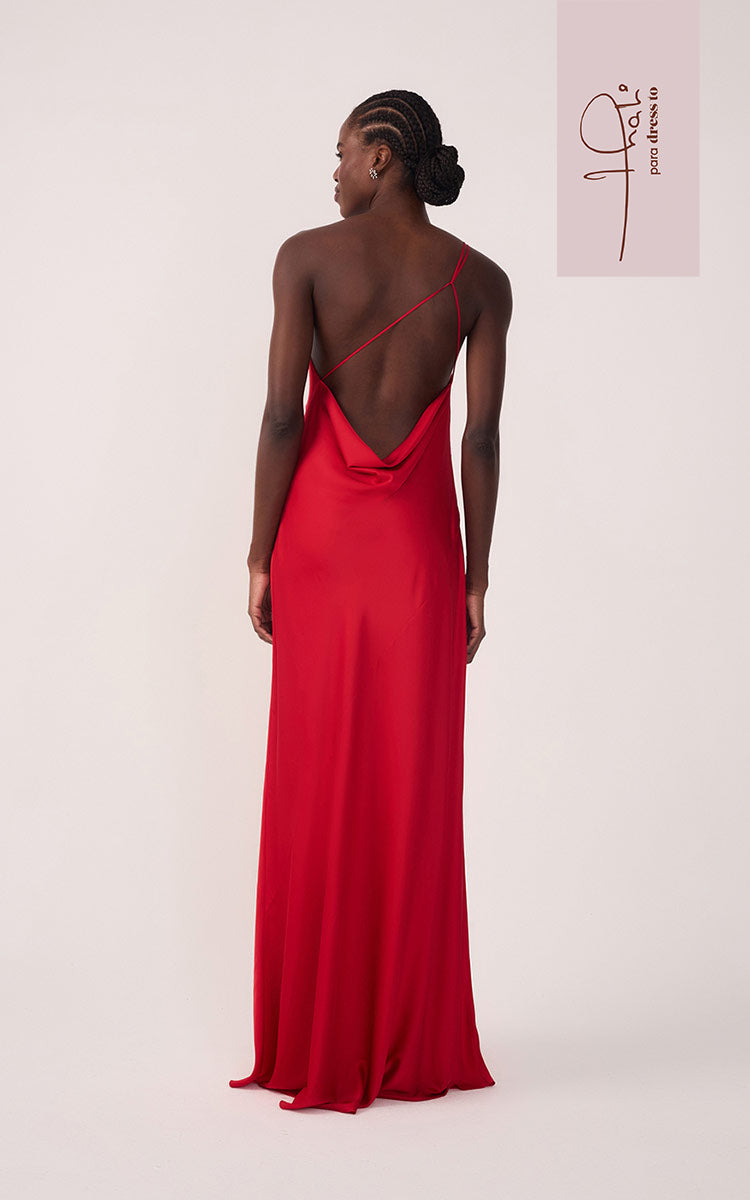 Satin Cowl Neck Dress_5