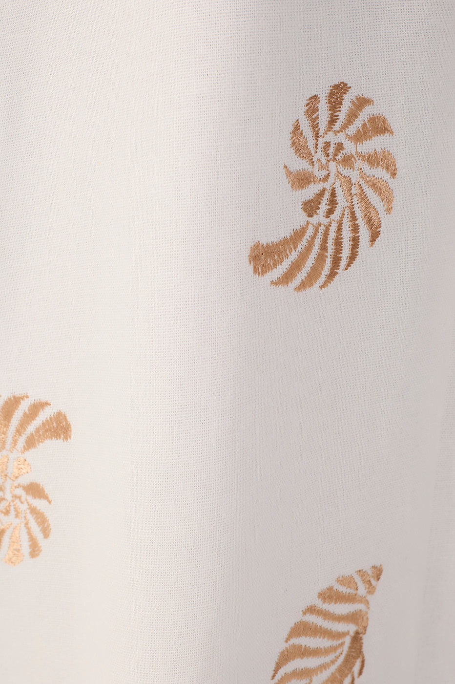 Off-White Shell Embroidered Maxi Dress_7