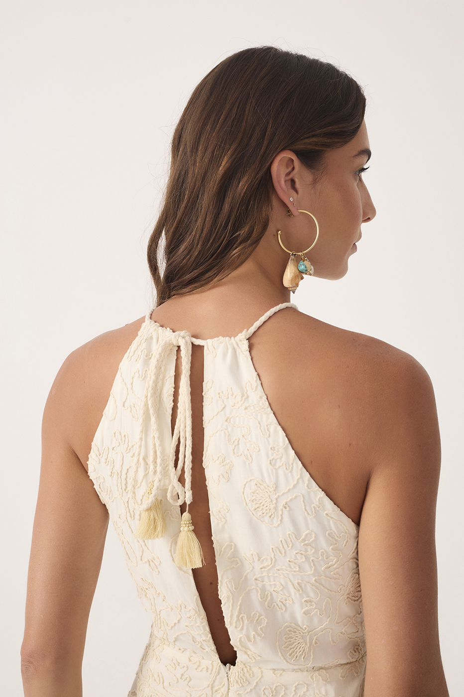 Off-White Embroidered Mini Dress_5