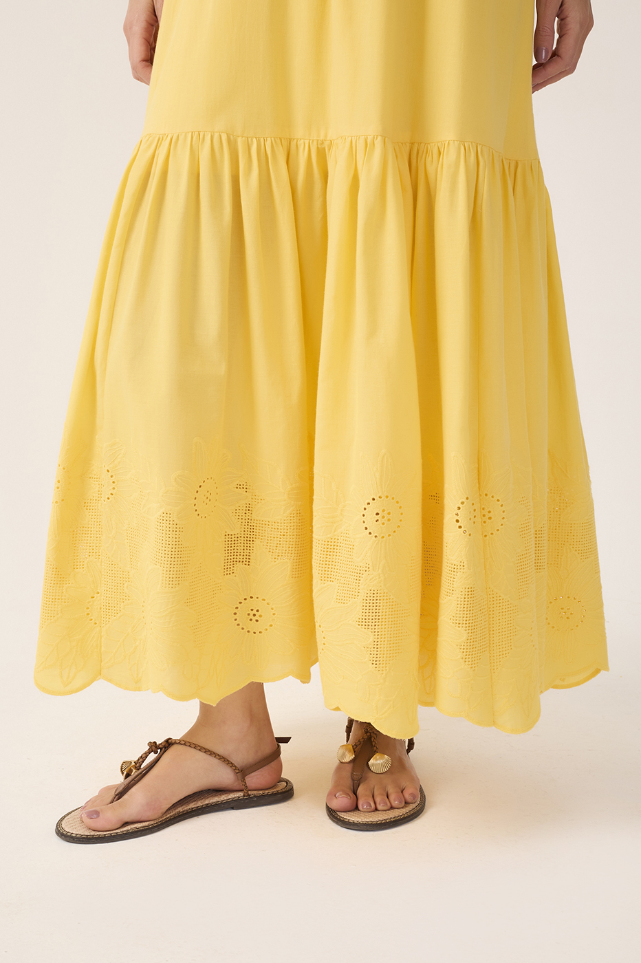 Vestido Cropped Algodão Bordado_5
