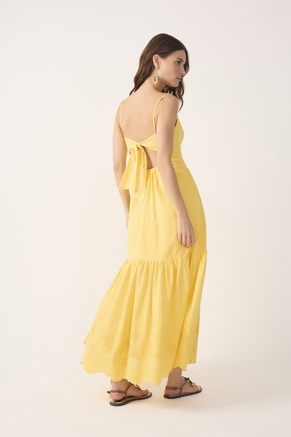 Vestido Cropped Algodão Bordado_6