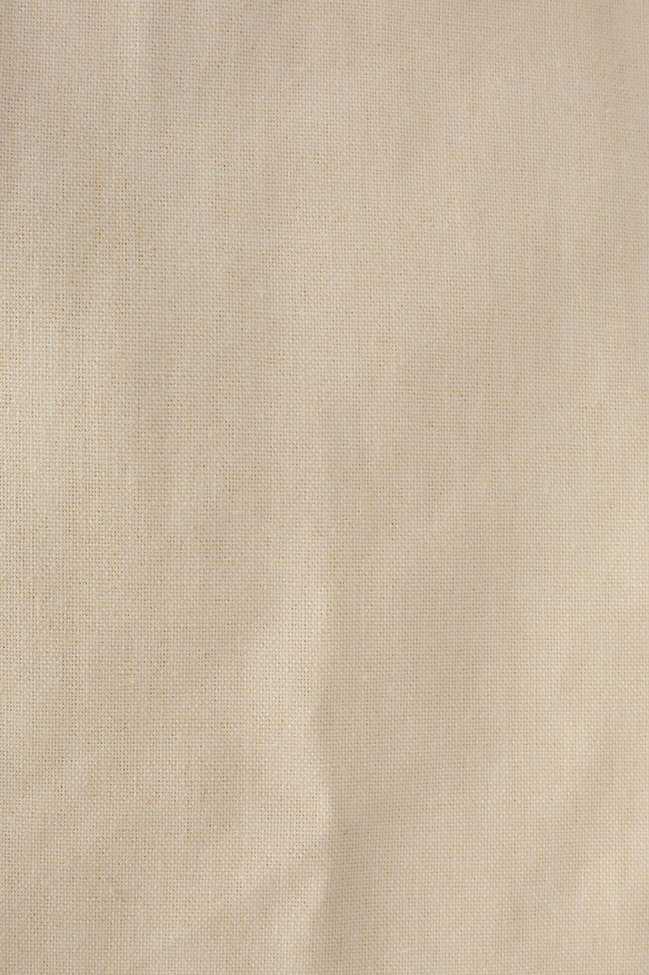 Beige V Neck Beaded Ring Linen Dress_7