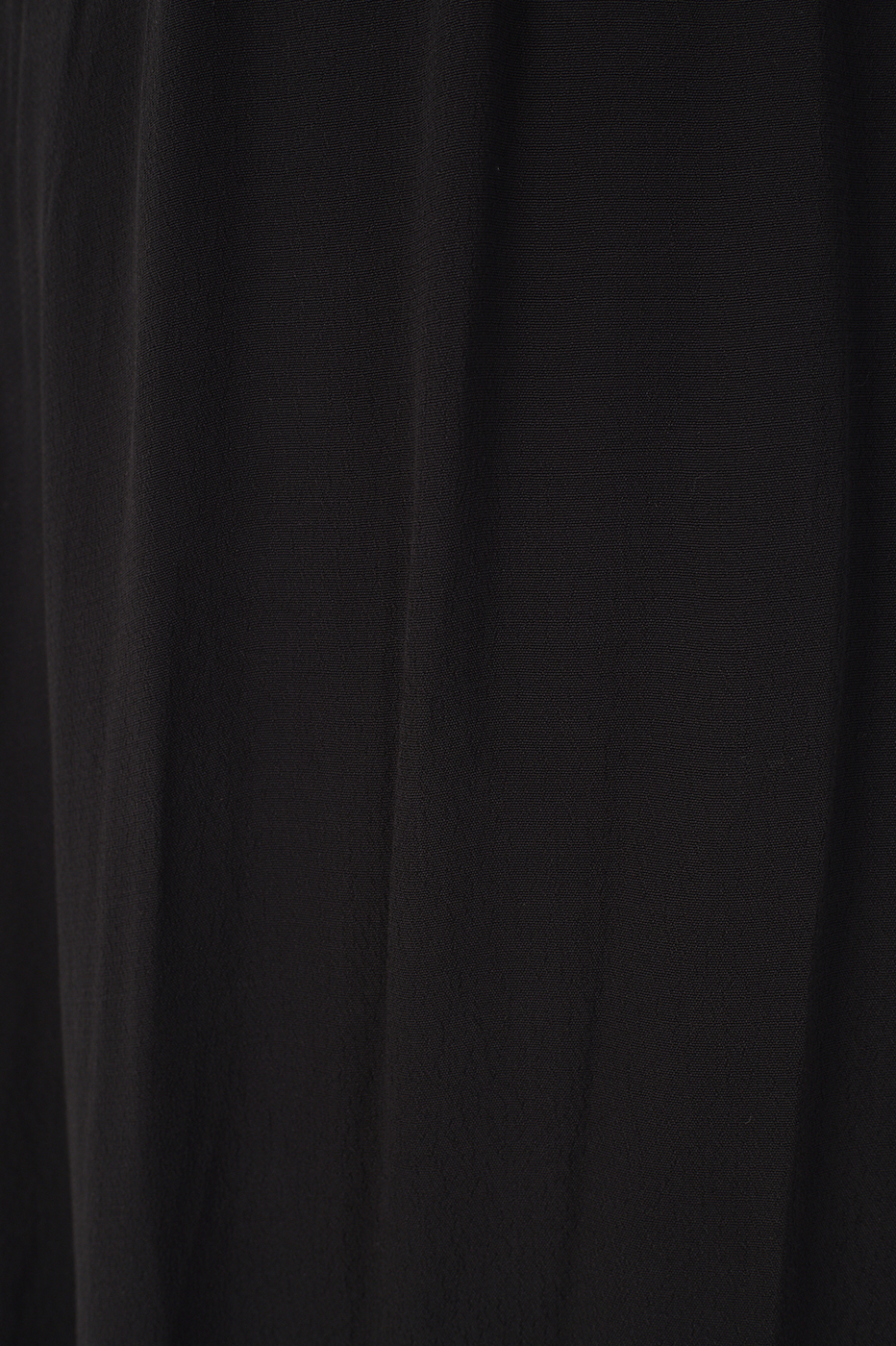 Black Ruched Halter Crepe Maxi Dress_7