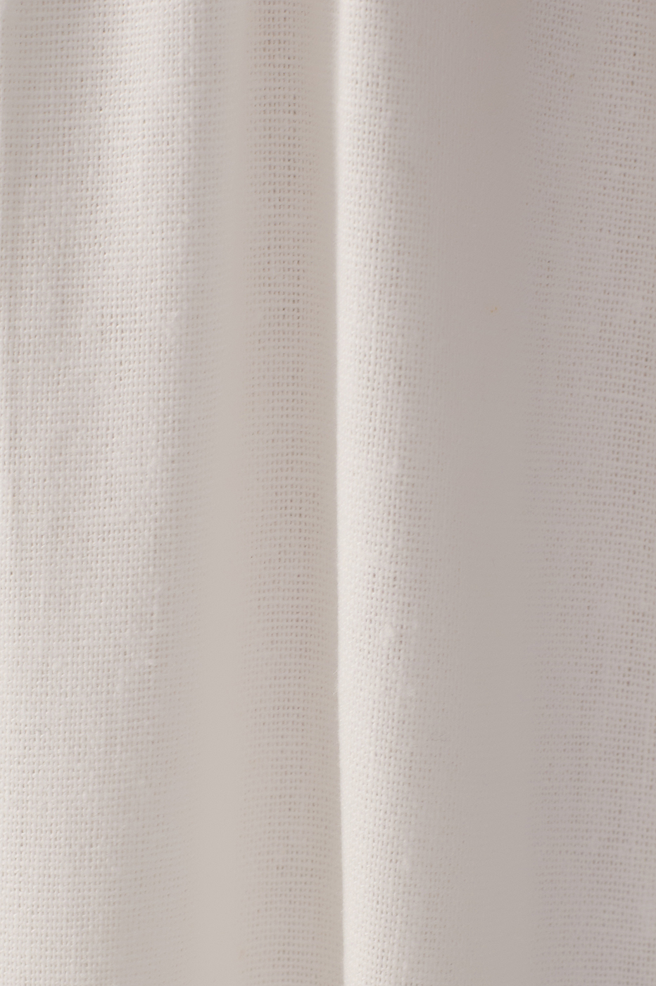 Embroidered Bust Linen Cropped Dress