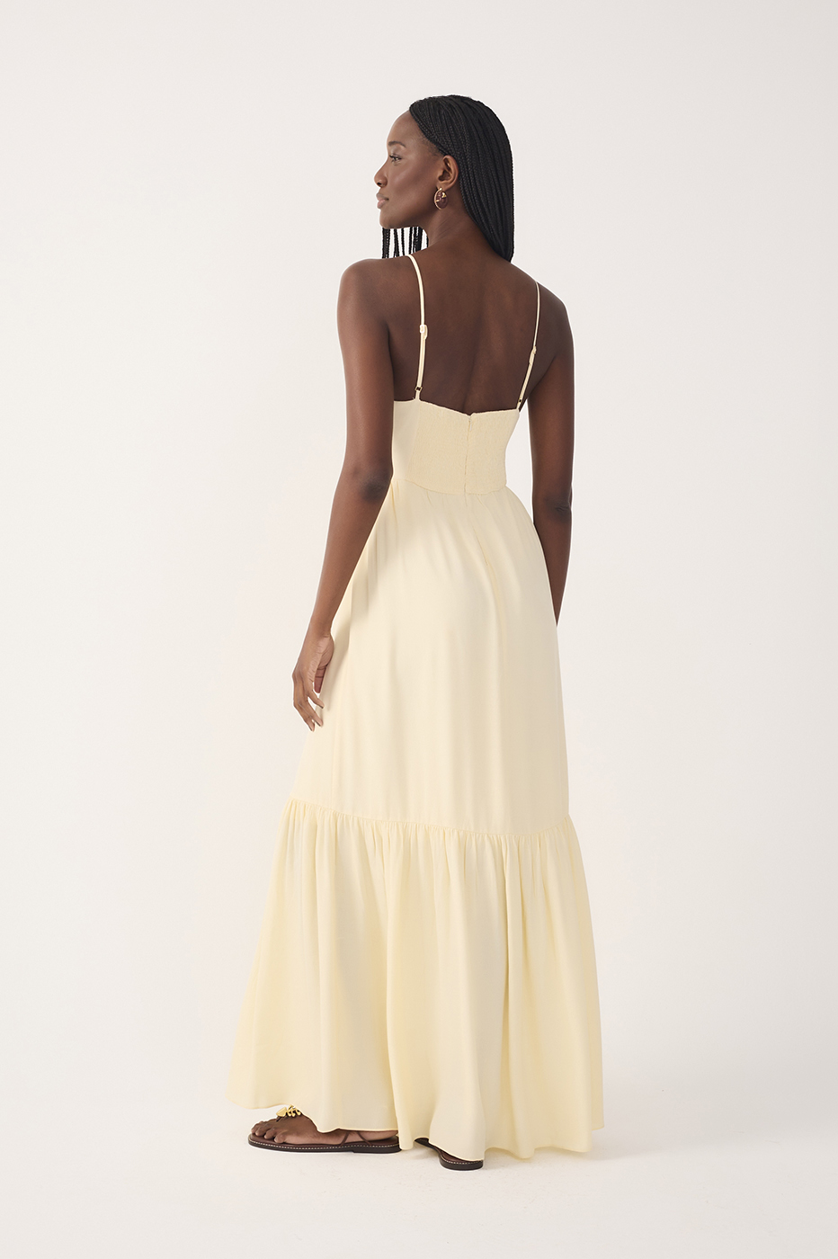 Crepe Metal Cutout Dress_6