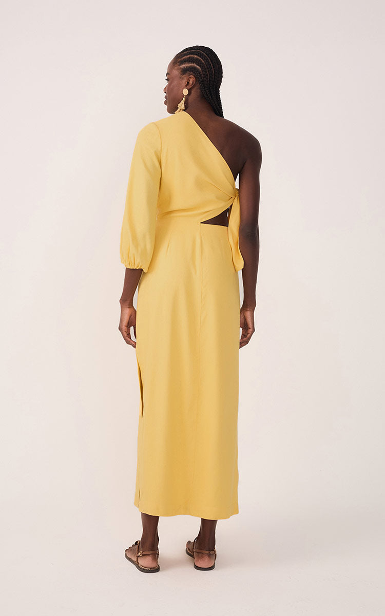 Linen One Shoulder Tie Dress_6