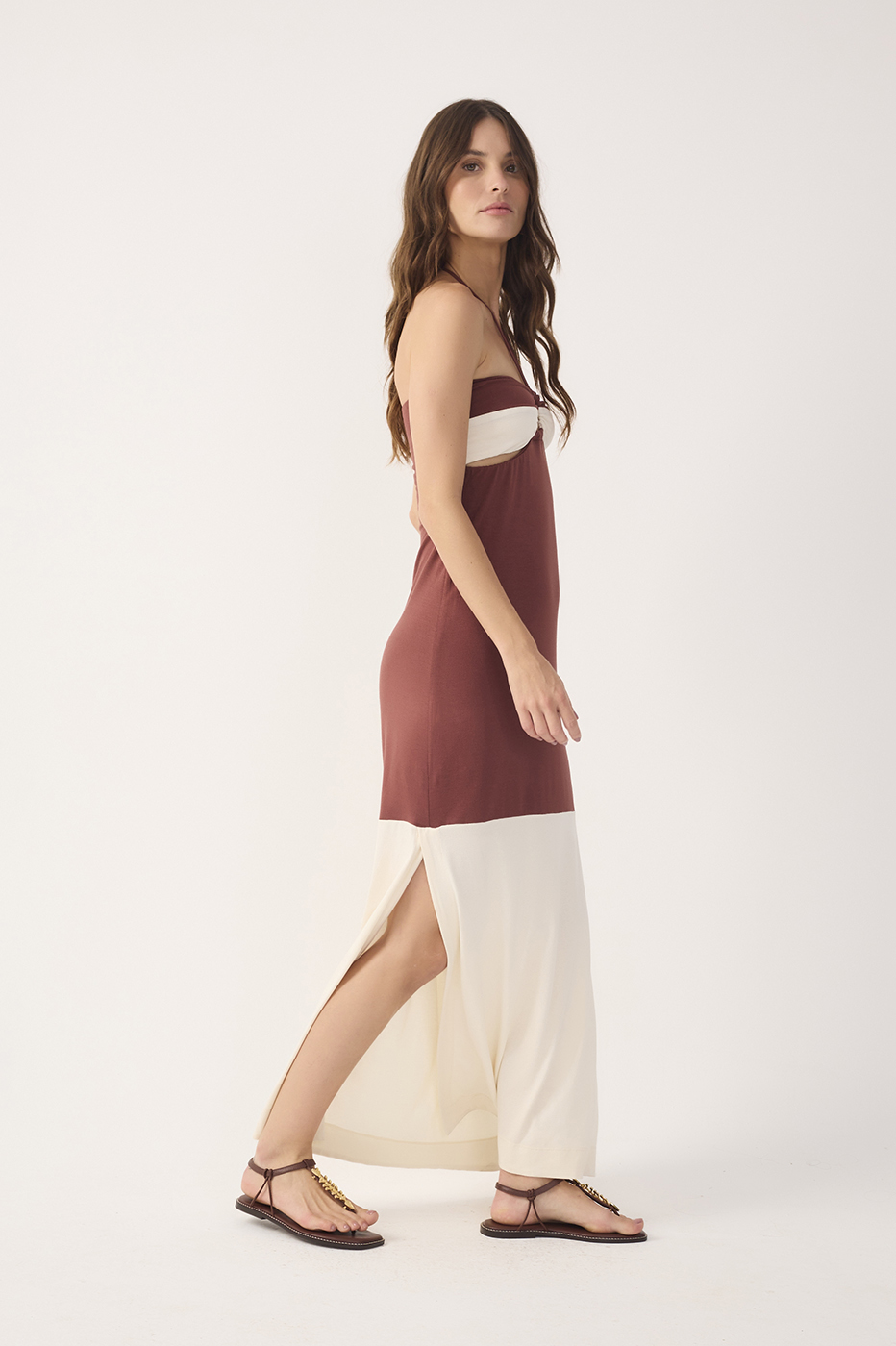 Vestido Malha Crepe Bicolor_3