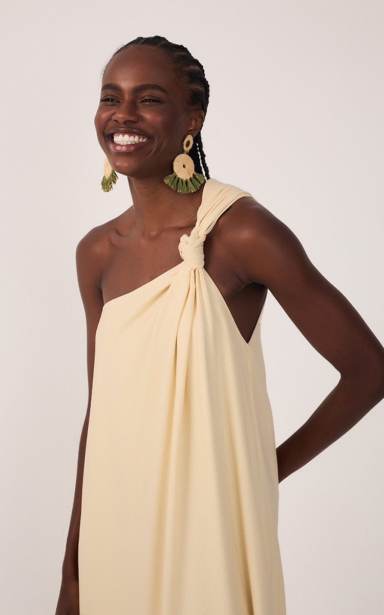 Cropped Linen One Shoulder Dress_3