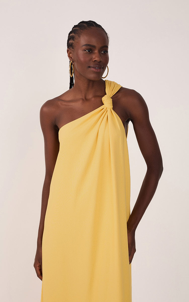 Cropped Linen One Shoulder Dress_3