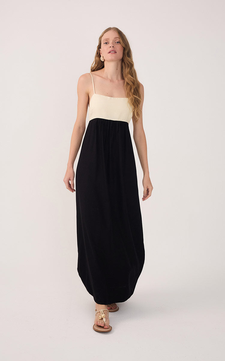 Linen Cropped Frayed Dress_3