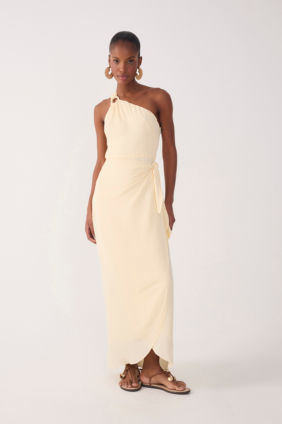 Crepe Cropped Pareô Dress_2