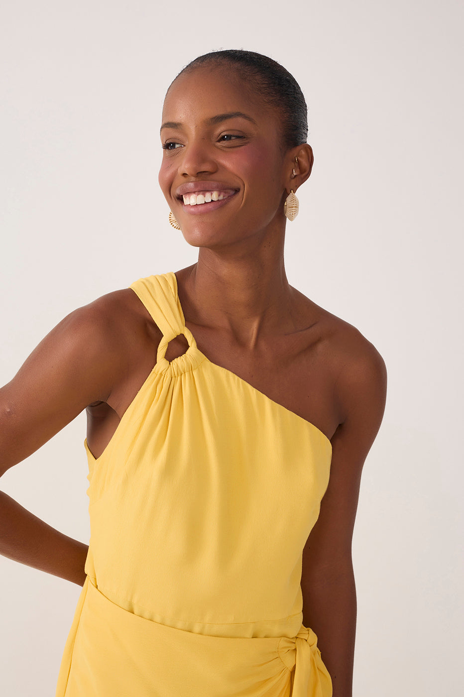 Crepe Cropped Pareô Dress_4