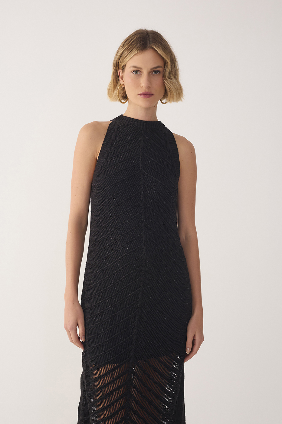 Tricot Resort Lurex Dress_2