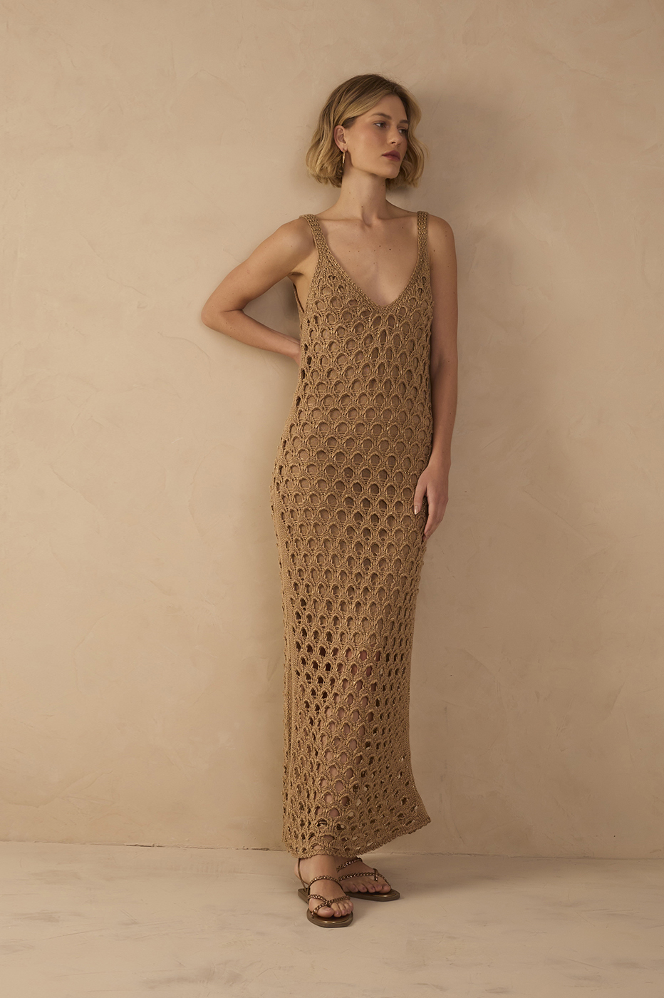 Summer Lurex Knit Dress