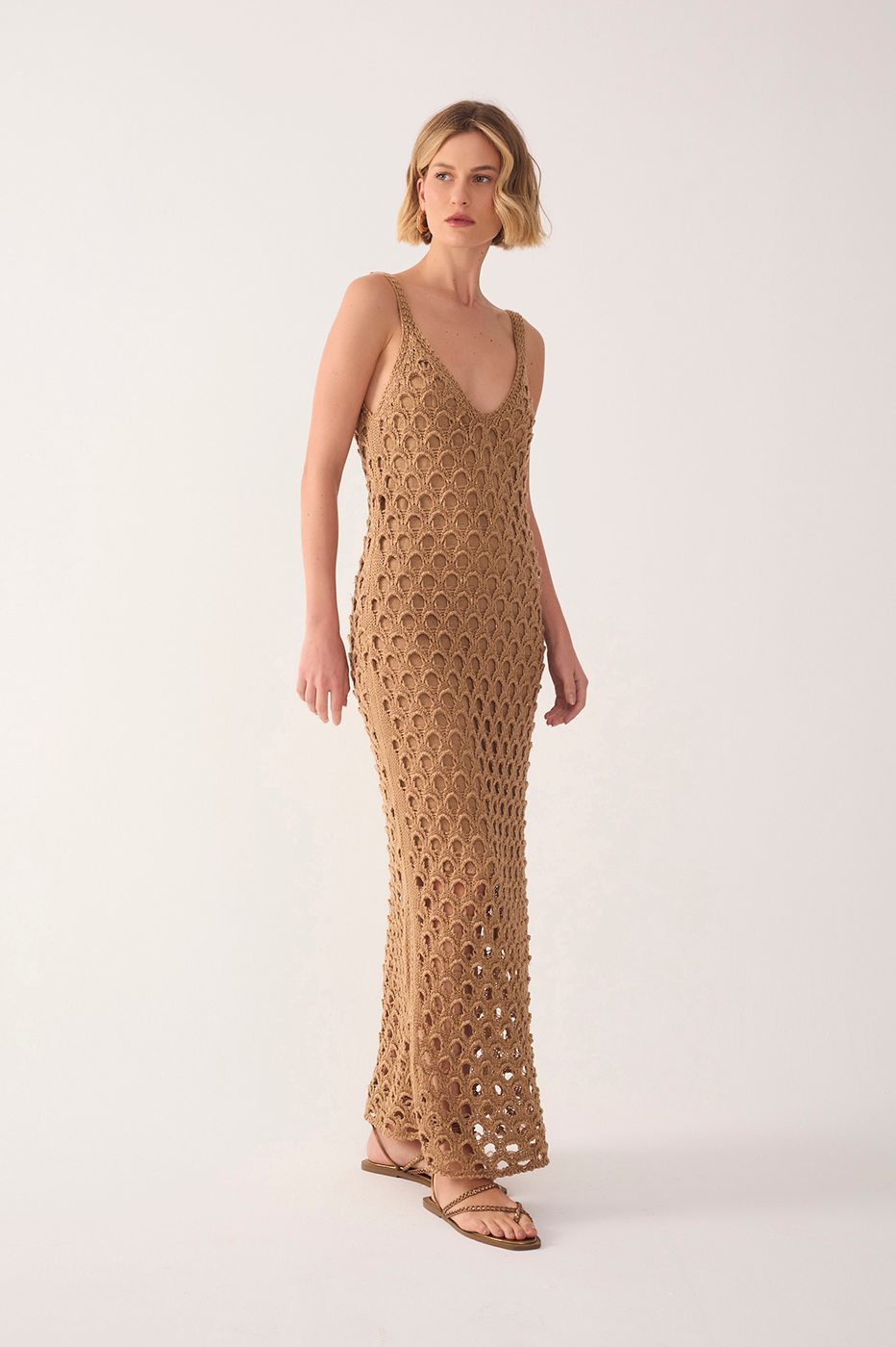 Summer Lurex Knit Dress