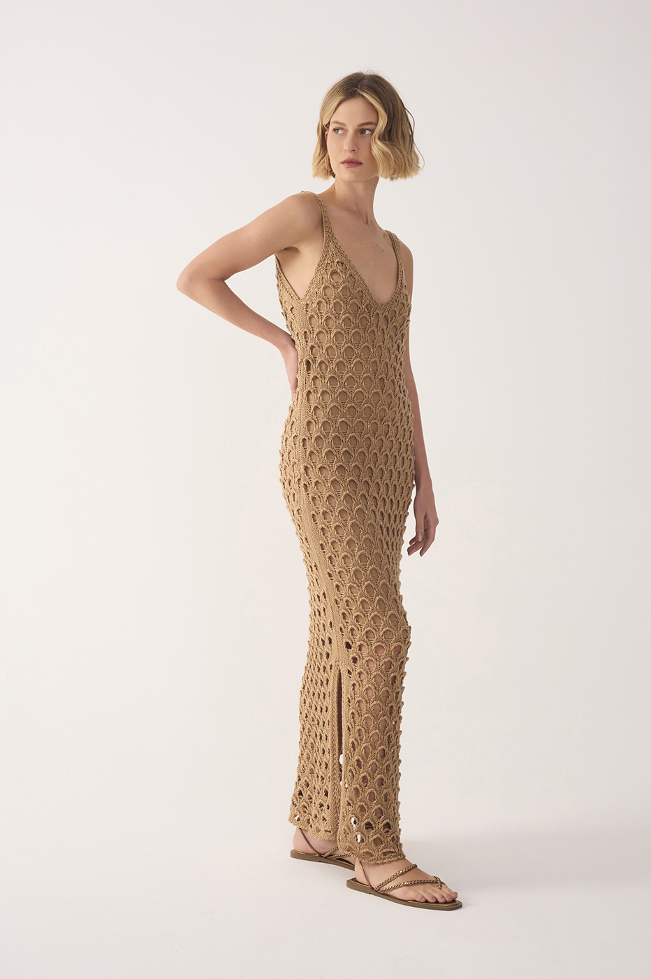 Summer Lurex Knit Dress