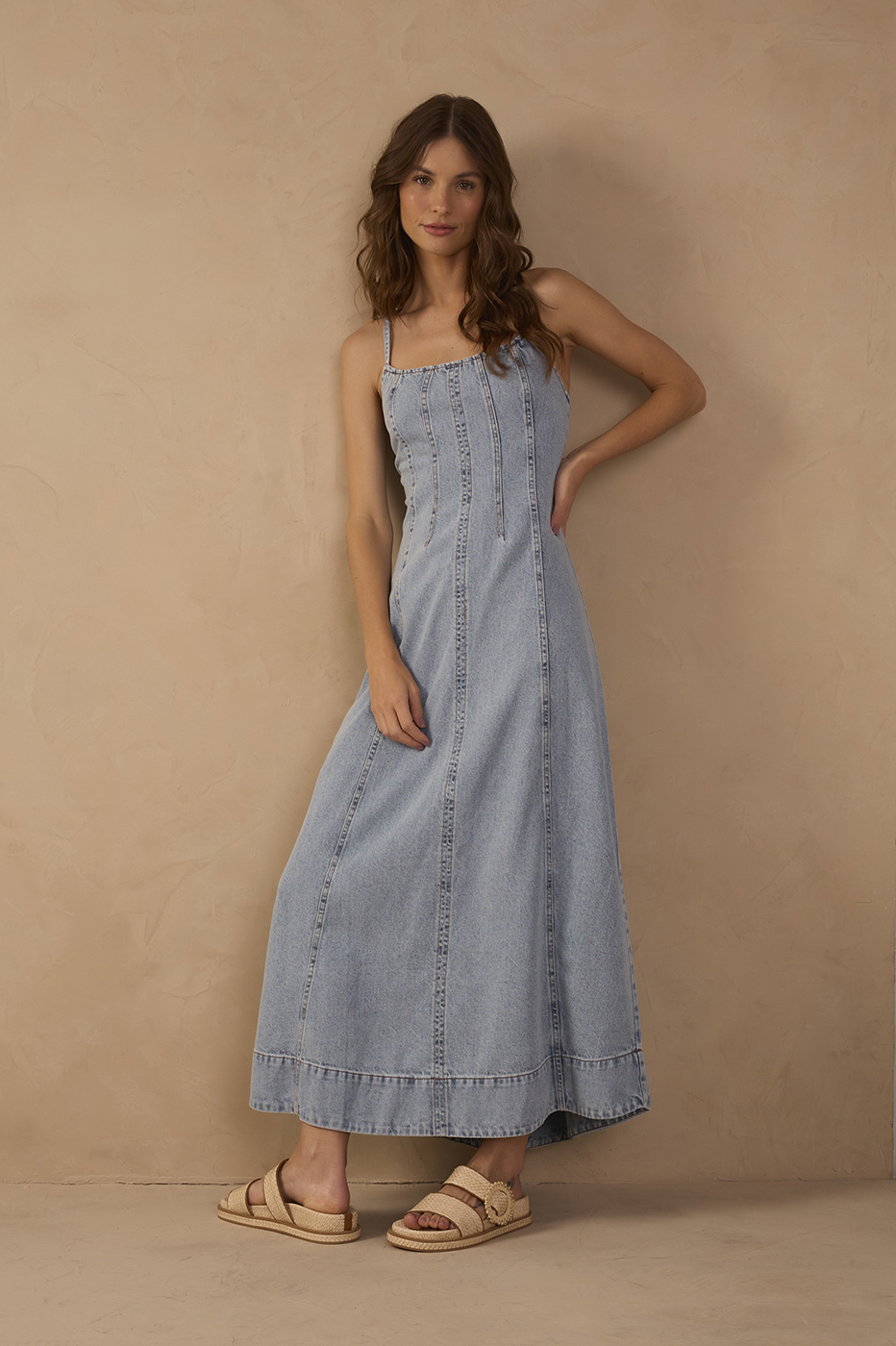 Vestido Jeans Recortes_1