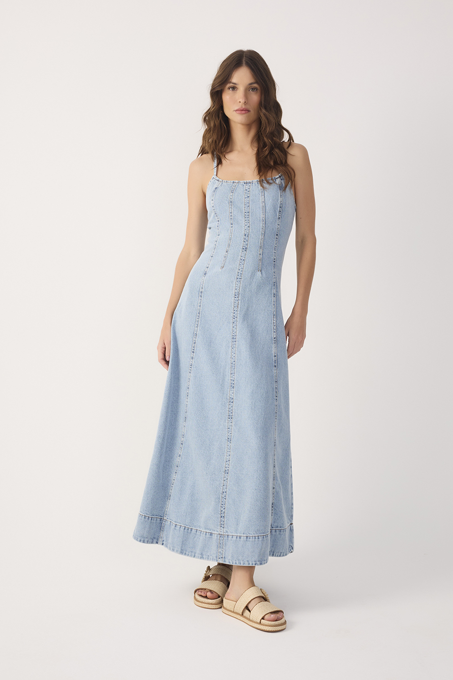 Denim Cut Out Dress_2